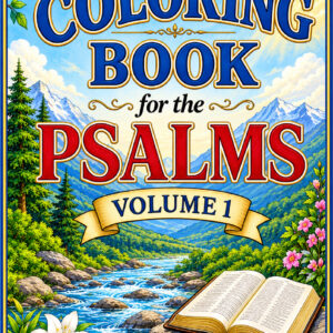 Coloring Book for the Psalms Volume 1