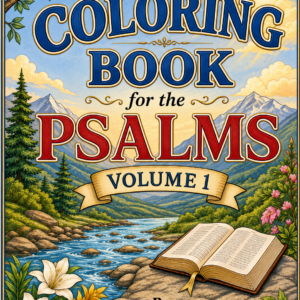 Coloring Book for the Psalms Volume 1