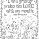 Coloring Book for the Psalms Volume 3