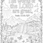 Coloring Book for the Psalms Volume 3