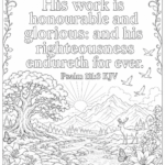 Coloring Book for the Psalms Volume 3